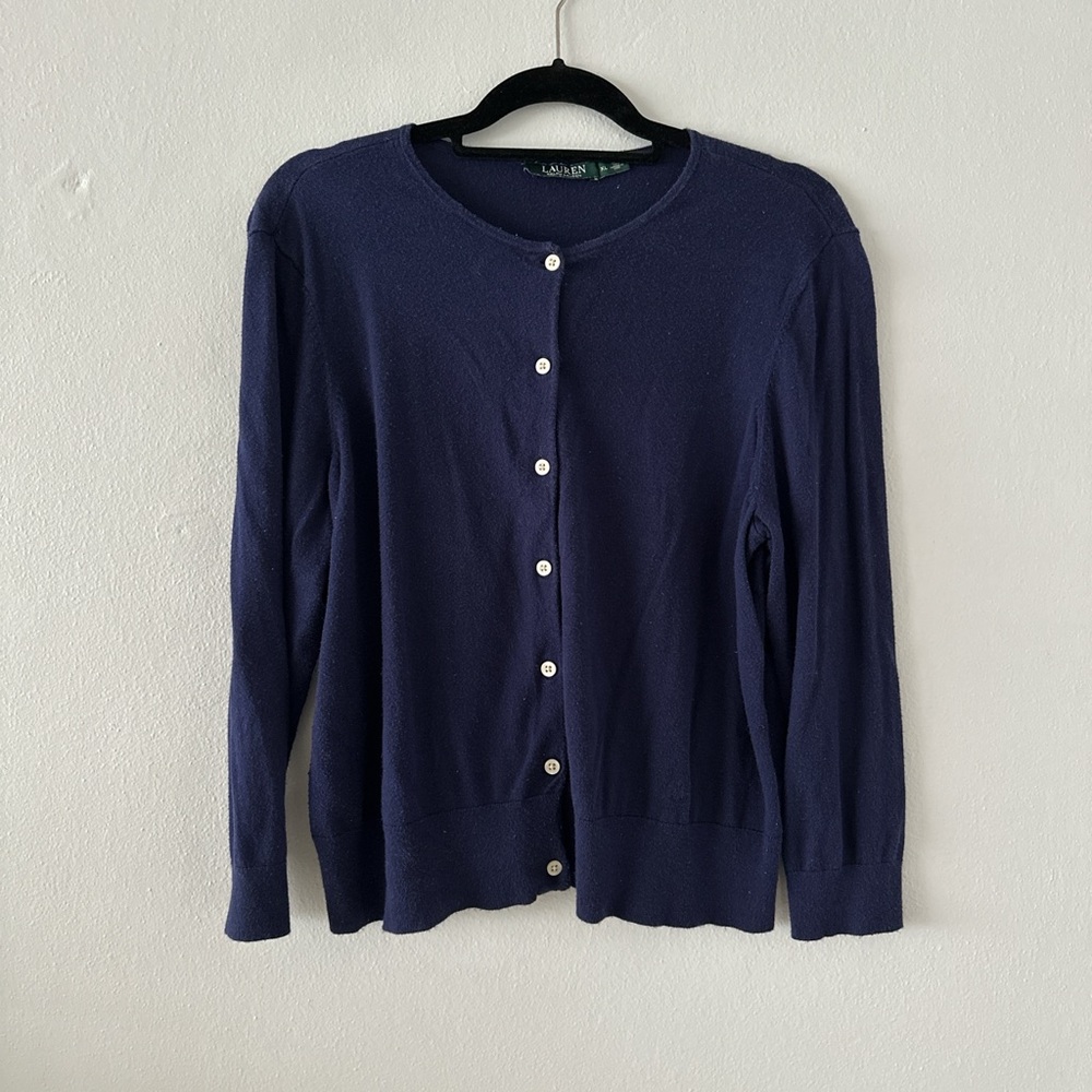 Ralph Lauren Navy Blue Women's Cardigan